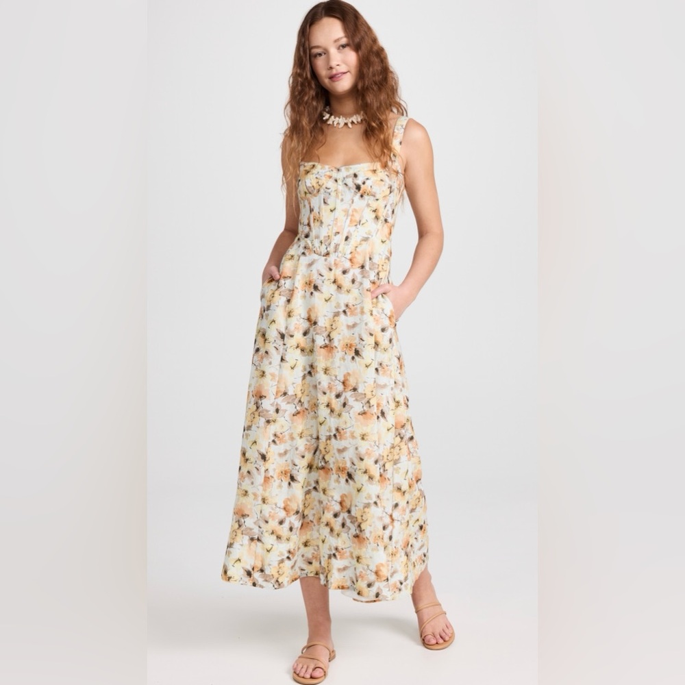 Bardot lilac corset dress